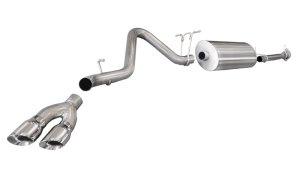Chevrolet Silverado Performance Exhaust - CORSA Performance - Sport Cat-Back - Polished - `11-`13